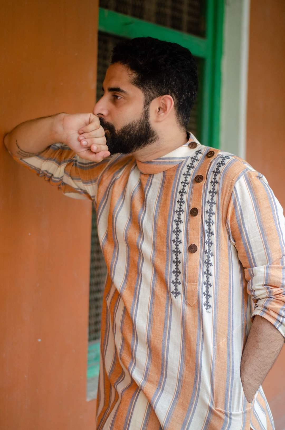 BABUMOSHAI - HANDLOOM KURTA