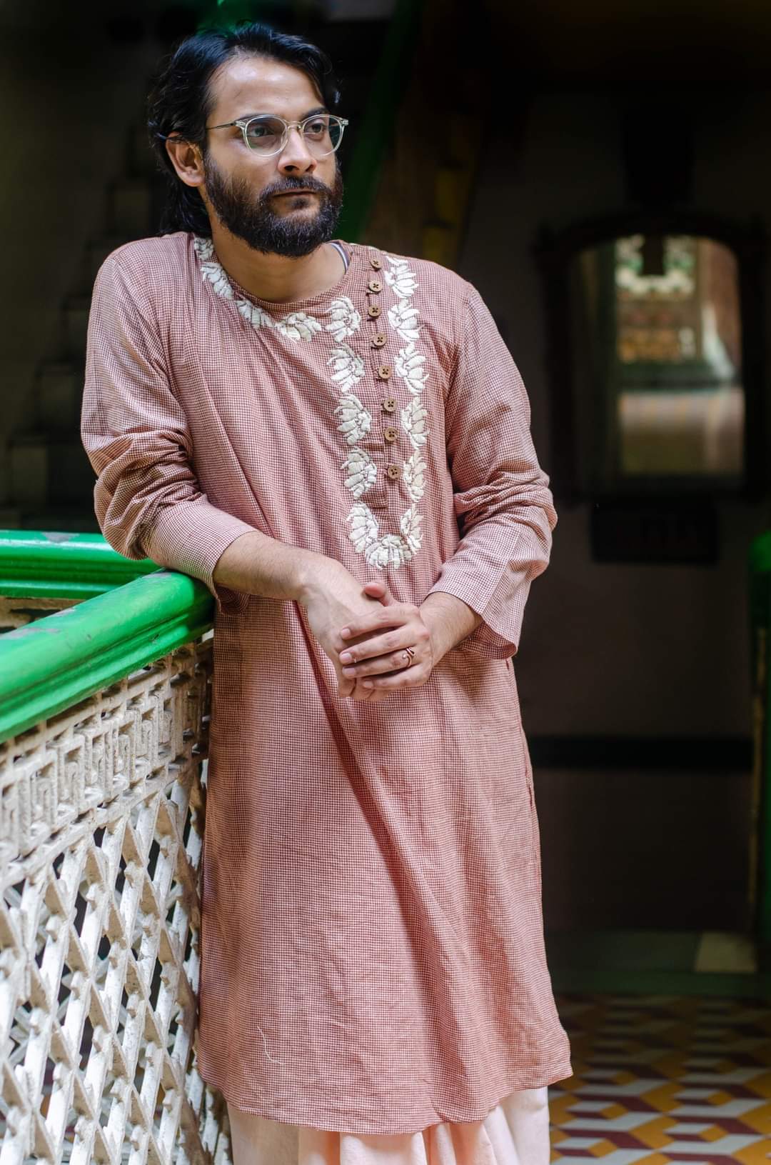 JHIRI PHOOL - HANDLOOM COTTON KURTA