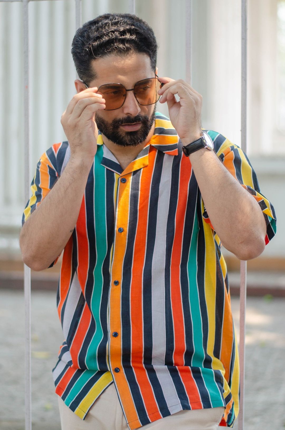 HAWA HAWAAI - HANDLOOM COTTON STRIPE SHIRT