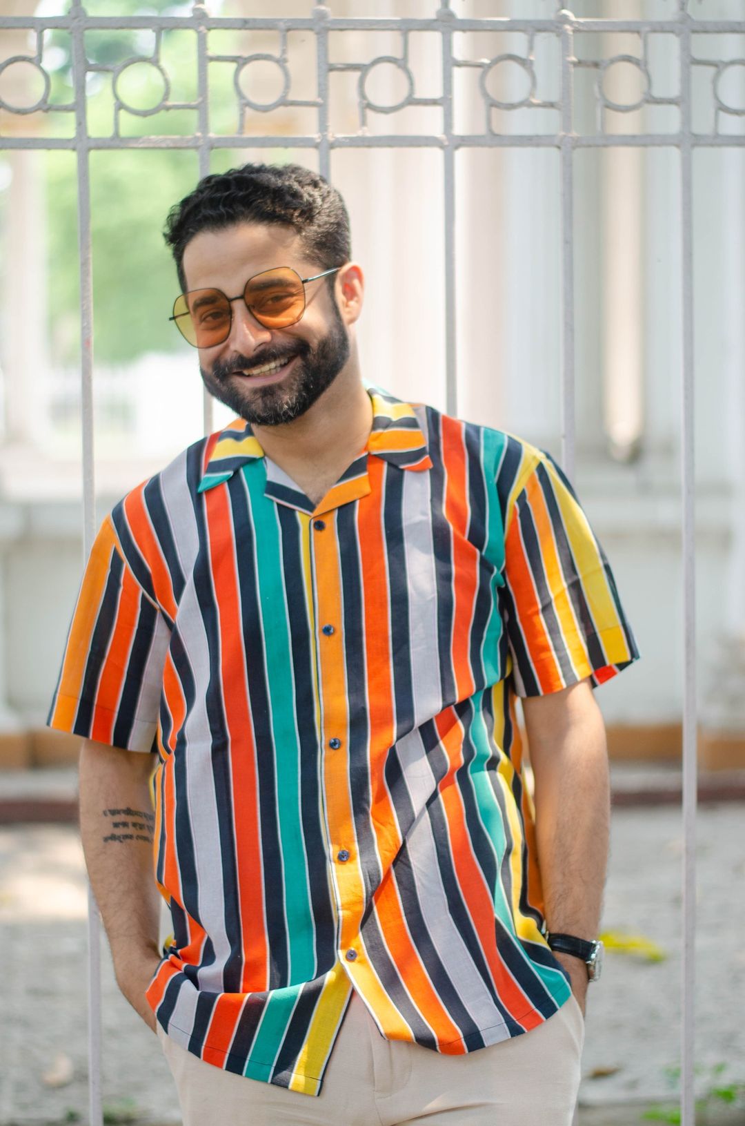 HAWA HAWAAI - HANDLOOM COTTON STRIPE SHIRT