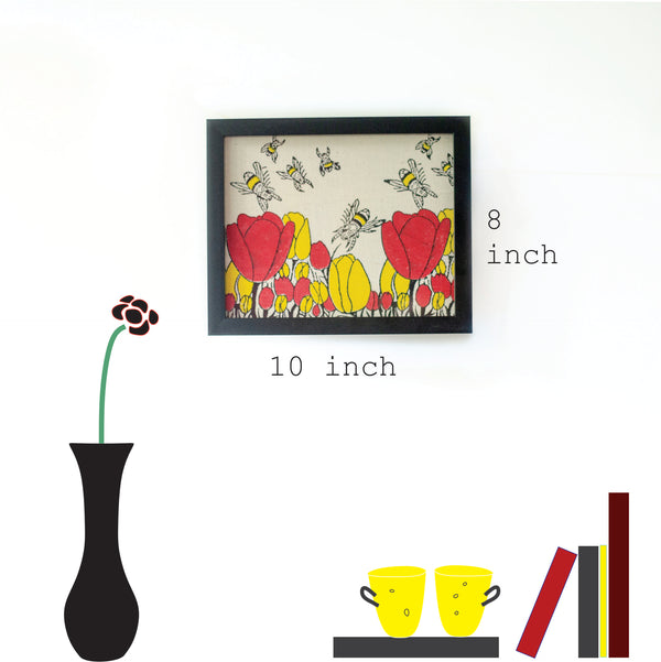 TULIP WALL ART (WITH FRAME)